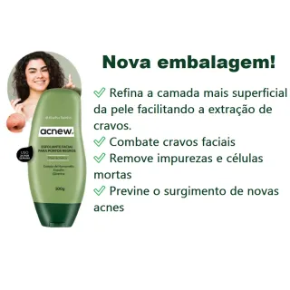 Acnew - Esfoliante Facial Para Pontos Negros 100g - Único