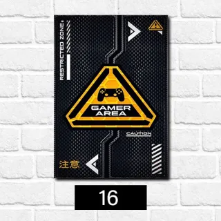 Placa Decorativa Quarto Gamer Vintage - Frase Jogo Jogador Console - 23