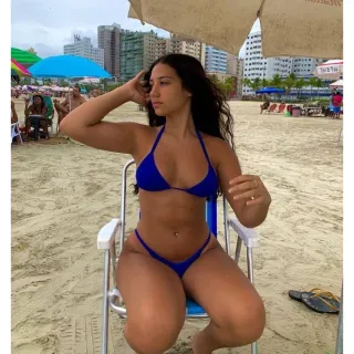 Biquíni Preto Liso Cortininha Fio Marquinha - Raryel