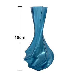 Decoração Sala Trabalho Vasos Geométricos 3D - Raryel - AMETISTA