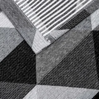 Tapete Premium Antiderrapante Jacquard Geométrico - Atacado Revenda - M1