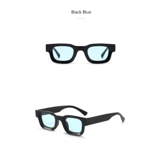 Óculos de Proteção Solar Pretos Quadrados para Homens - Vhong Fashion - C1