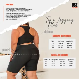 Bermuda Suplex Fitness Conjunto Shorts e Top P ao G3 - Cinza