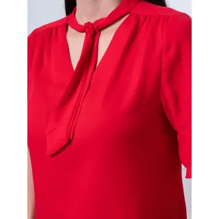 Gravata feminina para camisa social - Telha