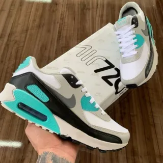 Imperdível! Tênis Nk Air Max 90 Feminino Confortável - Promoção Raryel - Branco
