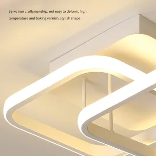 Pendente Dourado Luminária Led Teto Moderna Minimalista - Branco