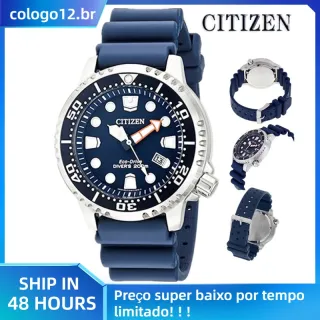 Presentes Relógio Quatz Masculino CITIZEN Cronógrafos Anjos Azuis - Cinto Azul