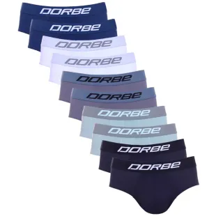 Cueca Masculina Slip Microfibra Dorbe Original - Kit com 10 - Preto Marinho Grafite