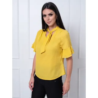 Gravata feminina para camisa social - Telha