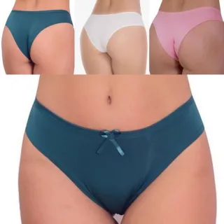 Conjunto 10 Calcinhas Tanga Adulto - Microfibra Confortável, Várias Estampas - Forro de Algodão - G (40)