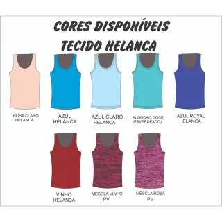 Lisa feminina regata - Vermelho