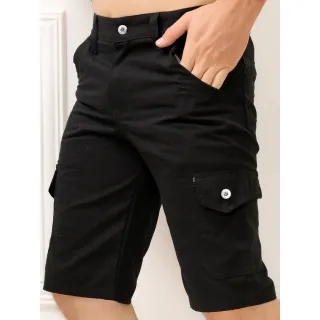 Qualidade Boa Bermuda CARGO Sarja masculino TOP - B. Cargo verde