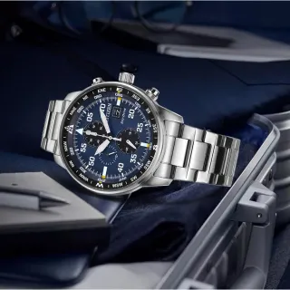 Presentes Relógio Quatz Masculino CITIZEN Cronógrafos Anjos Azuis - Cinto Azul