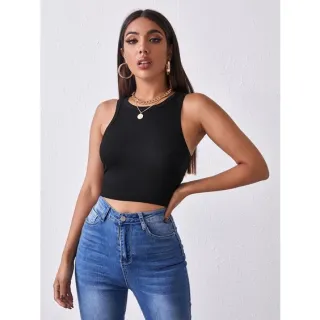 Malha canelada sexy bonito e barato - NADADOR colado justinho - Vermelho