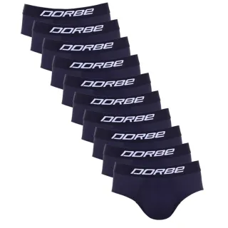 Cueca Masculina Slip Microfibra Dorbe Original - Kit com 10 - Preto Marinho Grafite