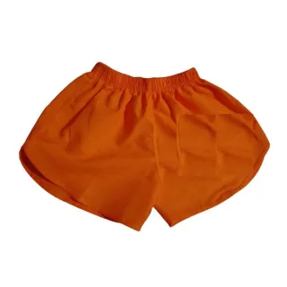 Moda Verão 2023: Short Feminino Leve Tactel para Caminhada, Academia e Praia - SHORT FEMININO - LARANJA