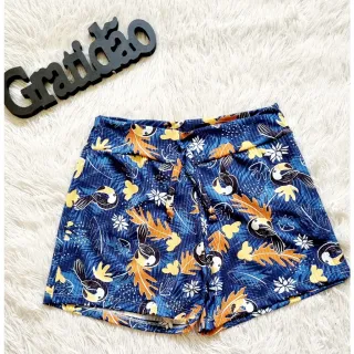 Kit com Shorts Feminino Estampado em Malha para o Dia a Dia - G