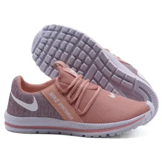 Envio Imediato Tênis Esportivo Feminino F1 Caminhada Academia Frete Grátis - NUDE/MOLETON