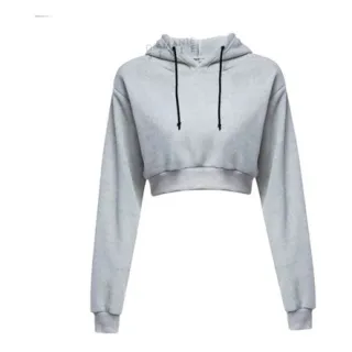 Envio imediato! Moletom feminino cropped estampado de alta qualidade - Lilás