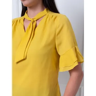 Gravata feminina para camisa social - Telha