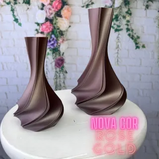 Decoração Sala Trabalho Vasos Geométricos 3D - Raryel - AMETISTA