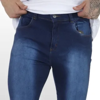 Calça Premium Super Skinny Masculina com Lycra - Preto