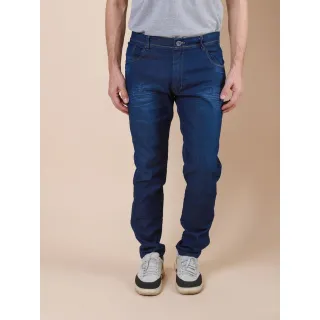 Calça Jeans Slim Masculina Casual Básica - Preto
