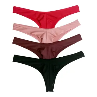Lingerie Luxo Kit 10 Calcinhas Fio Dental Duplo Microfibra - M (38)
