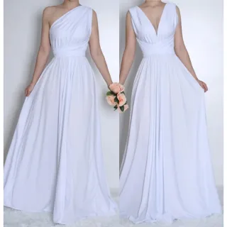 20% de Desconto em Vestido Longo Feminino para Festa, Casamento e Formatura - terra cota CLARO