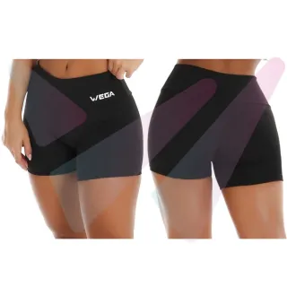 Legging Feminino Suplex Meia Coxa Cós Alto Pala Dupla Fitnes - Short Cinza