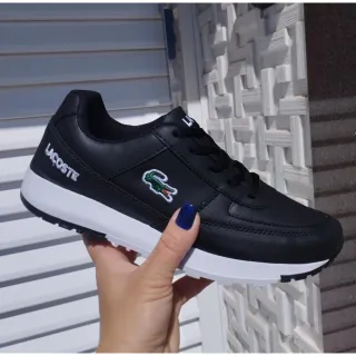 Tênis Confortável Unissex - Estiloso Casual Jacaré - Preto