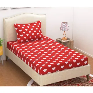 Estampas Infantis Geométricas Florais - Jogo de Lençol Solteiro 02 Peças - Único