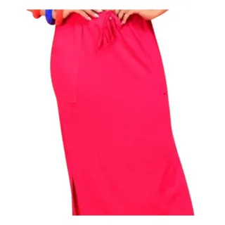 Malibu Saia com Fenda Lateral em Viscolycra - Roxo