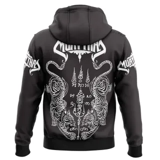 Blusa Moletom Muay Thai Sport para Treino na Academia - Motivação para os Dias de Luta e Glória - Preto