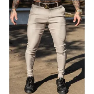 Premium exclusiva calça alfaiataria masculina - Preta