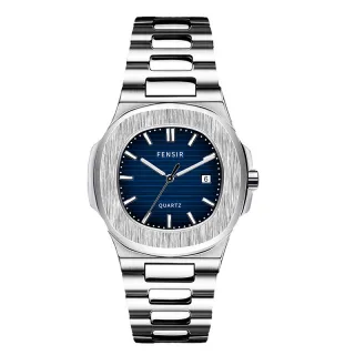 Relógio Automático FENSIR Masculino Pulseira de Aço Sólido Alta Qualidade - Verde