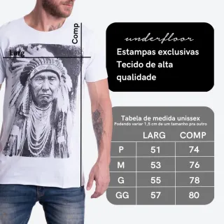 Promoção Tigre: Camisa Estampada 100% Algodão Underfloor - G