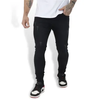 Calça Premium Super Skinny Masculina com Lycra - Preto