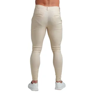 Calça Skinny Sarja Premium Masculina - Alfaiataria - Preto