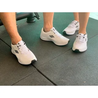 Caminhada Feminino Tênis O2X Icomic para Academia Mulher - BRANCO/PRETO O2X9