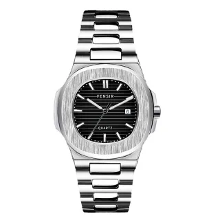 Relógio Automático FENSIR Masculino Pulseira de Aço Sólido Alta Qualidade - Verde