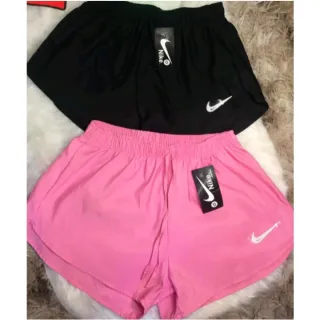 Moda Praia Shorts Feminino Tactel Academia Caminhada - Laranja