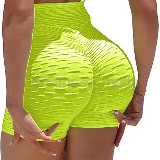 Brocado academia suplex bolha 3D meia coxa shortinho fitness - Preto