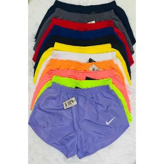 Moda Verão 2023: Short Feminino Leve Tactel para Caminhada, Academia e Praia - SHORT FEMININO - LARANJA