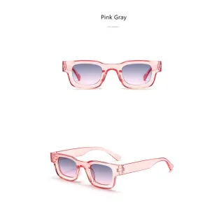 Óculos de Proteção Solar Pretos Quadrados para Homens - Vhong Fashion - C1