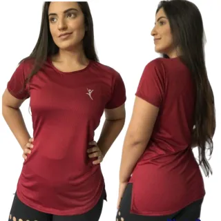 Kit 3 Camisas Dry Fit Feminina Malha Leve e Geladinha - Ideal para Corrida e Caminhadas - sortidas