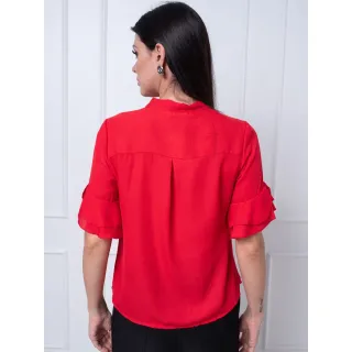 Gravata feminina para camisa social - Telha