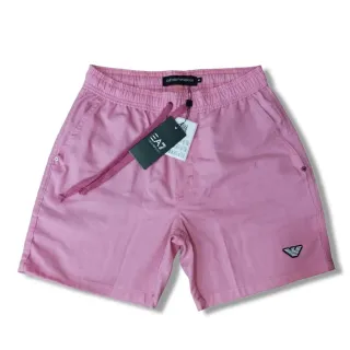 Armani - Short Masculino de Linho em Queima de Estoque - Chiclete