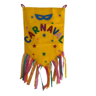 Decoração de Carnaval: Estandarte Enfeite com Melhor Preço na Internet - Único