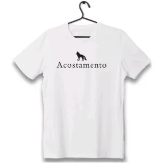 Promoção Camisa Acostamento Masculina 100% Algodão - Branco